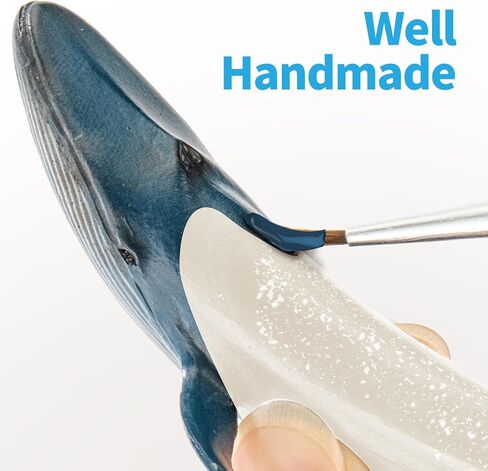 8 قطع من ألعاب تماثيل الحوت للأطفال الصغار، أشكال حيوانات المحيط الواقعية ومخلوقات البحر للأطفال تتضمن حوت بيلوجا أوركا الأزرق، هدايا وهدايا لحفلات أعياد الميلاد للأولاد والبنات in Kuwait