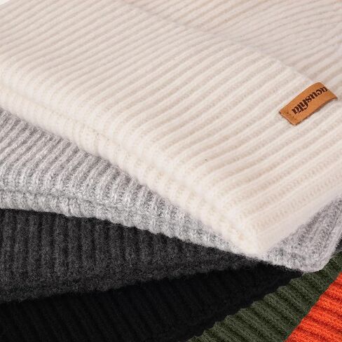 قبعة صوف ميرينو 100% من ACUSHLA للرجال والنساء قبعة شتوية محبوكة للجنسين قبعة ساعة Skullie للطقس البارد in Kuwait