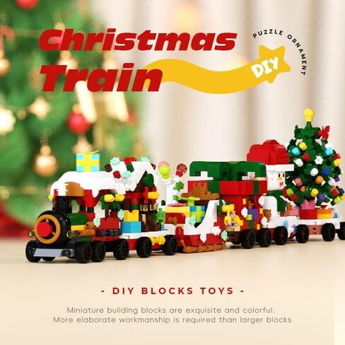 تماثيل قطار عيد الميلاد DIY لديكور المنزل في عيد الميلاد، وعيد ميلاد رأس السنة الجديدة، ومفضلات الحفلات in Saudi Arabia