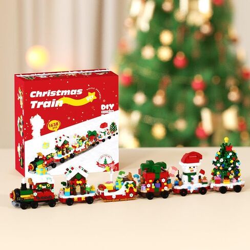 تماثيل قطار عيد الميلاد DIY لديكور المنزل في عيد الميلاد، وعيد ميلاد رأس السنة الجديدة، ومفضلات الحفلات in Saudi Arabia