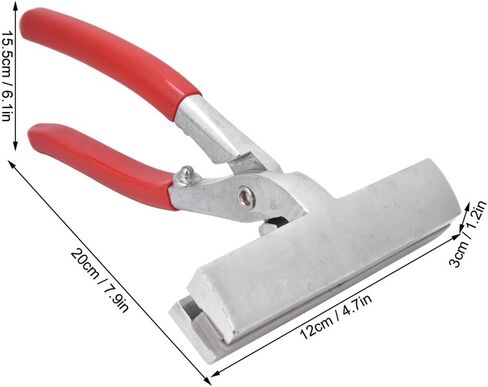 Pliers for Oil Painting, Wide Jaw 12cm Red Clamp with Spring, Stainless Steel Art Supplies, Stretching Pliers for Tightening on Frame, and in Kuwait