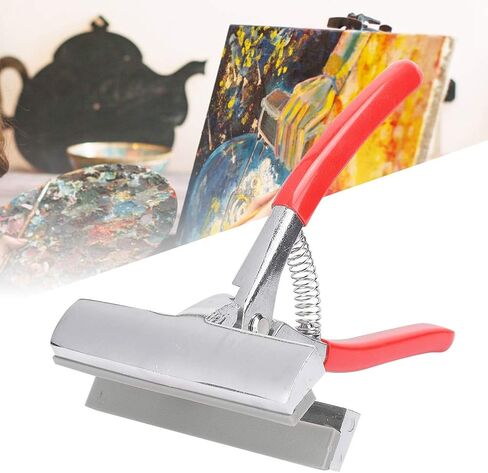 Pliers Oil Painting Wide Jaw 12cm Red Clamp with Spring, Stainless Steel Art Supplies, Stretching Pliers for Tightening on Frame, in Saudi Arabia