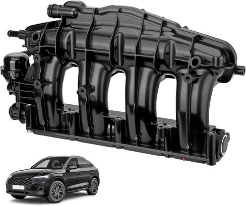 مجموعة مشعب سحب المحرك مع مستشعر ومحرك تحكم متوافق مع 2009-2016 Audi A4 Quattro، A5 Quattro، A6 Quattro، 2012-2016 Q5، L4 2.0L يستبدل #06H133201AT 06H133201AN in Saudi Arabia