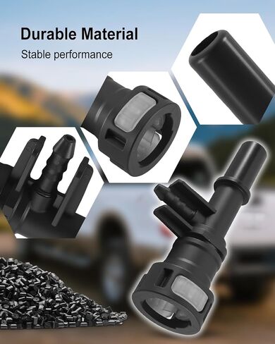 BC3Z-9B246-A Fuel Filter Return Pipe Connector Fit for Powerstroke Ford F-250 F-350 F-450 6.7L 2011-2016, Fuel Filter Return Line Repair Connector Replace BC3Z-9A564-B in Saudi Arabia