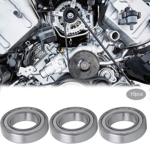 Spindle Bearings Deep Groove Bearings 6903Z Bearing Steel Lathe Accessory Mechanical Parts 10PCs 17mm 30mm 8mm in Saudi Arabia