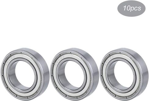 Spindle Bearings Deep Groove Bearings 6903Z Bearing Steel Lathe Accessory Mechanical Parts 10PCs 17mm 30mm 8mm in Saudi Arabia