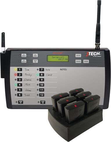 JTECH ServerCall® Transmitter Paging System -6 Rugged Pagers in Saudi Arabia
