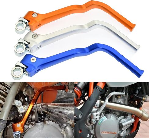 دواسة رافعة لبدء تشغيل الدراجة النارية، من الألومنيوم، متوافقة مع KTM SX XC EXC وHusqvarna TE TC، 250-530cc (فضي) in Kuwait