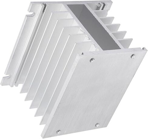 CHICIRIS Mountable Aluminum Three Phase SSR Heat Sink Compact Size Heat Dissipator in Saudi Arabia