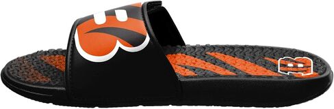 FOCO Kansas City Chiefs NFL Mens Team Stripe Gel Slide - L in Saudi Arabia