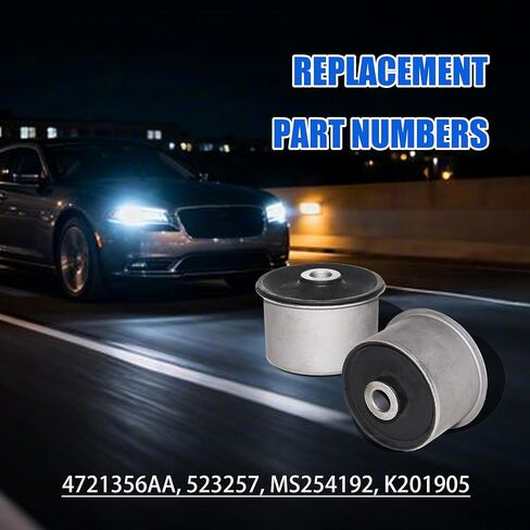 2PCS Suspension Trailing Arm Bushing Compatible with Dodge Grand Caravan Chry.sler Town & Country Ram C/V Volkswagen Routan, Replaces 4721356AA in Kuwait