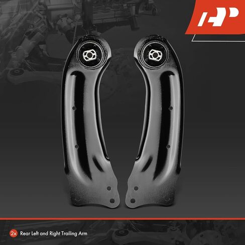 A-Premium 2 x Rear Suspension Trailing Arm, with Bushing, Compatible with Volkswagen Passat 2006-2010, Tiguan 2009-2017, Passat CC 2009-2010, CC 2010-2015 & Audi Q3/Q3 Quattro 2015-2018 in Saudi Arabia