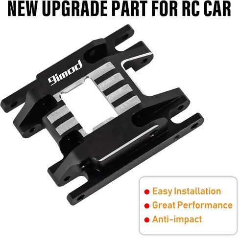 لوحة انزلاقية لأجزاء ترقية 1/18 RC الزاحف TRX4M، قاعدة علبة التروس المركزية لناقل الحركة الألومنيوم CNC (أحمر) in Kuwait