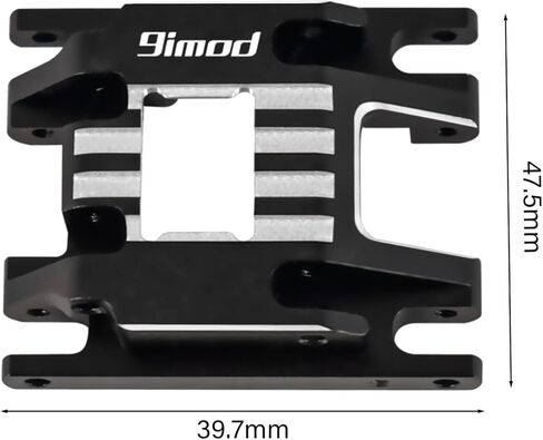 لوحة انزلاقية لأجزاء ترقية 1/18 RC الزاحف TRX4M، قاعدة علبة التروس المركزية لناقل الحركة الألومنيوم CNC (أحمر) in Kuwait