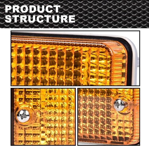 أضواء إشارة الانعطاف متوافقة مع Toyota 4Runner 1984-1989/ مناسبة لسيارة Toyota Pickup LN56 1984/ مناسبة لسيارة Toyota Pickup LN67 1987 مصابيح إشارة الانعطاف 8151089130، 8152089130 TO2521105 TO2530106 in Kuwait