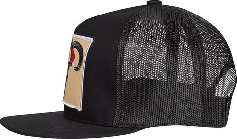 Lazy J Ranch Skull & Flowers Classic Five Panel Trucker Hat - Adjustable Unisex Country Hats, Vintage Trucker Hat in Saudi Arabia