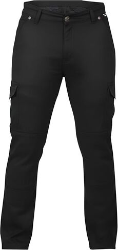 Torina BlackForge Cargo Pants for Men Lined with Aramid Fiber-CE Certified Armors-Class AA Motorcycle Riding Pants in Saudi Arabia