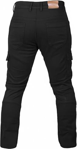 Torina BlackForge Cargo Pants for Men Lined with Aramid Fiber-CE Certified Armors-Class AA Motorcycle Riding Pants in Saudi Arabia