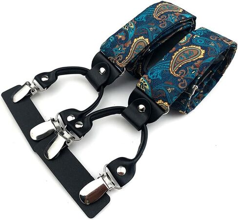 Men's adult Y-shaped 6-clip elastic band with adjustable elastic strap in Saudi Arabia