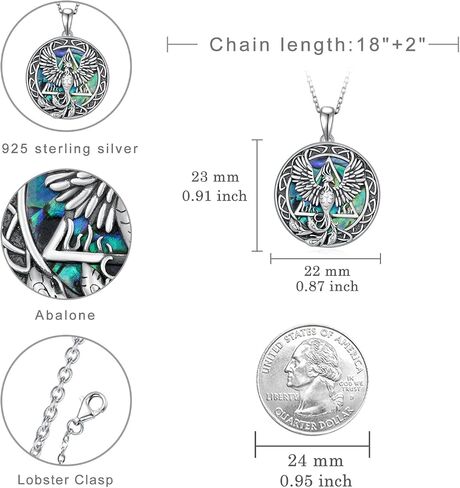 Fuguangju Tree of Life Sobriety Gift for Women 925 Sterling Silver Recovery Symbol AA Sobriety Necklace Alcoholics Anonymous Gifts for Women Men in Saudi Arabia