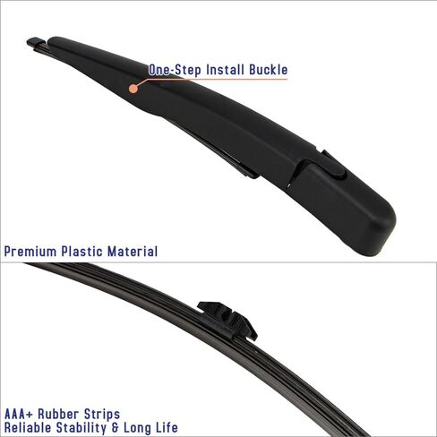 Rear Windshield Wiper Arm Blade Assembly Kit Compatible with 2020-2023 Ford Explorer Rear Window Wiper Replacement LB5Z-17526-B, LB5Z-17528-CA in Saudi Arabia