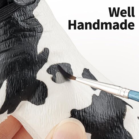 4 قطع من تماثيل حيوانات المزرعة ذات القرون الطويلة من الأبقار والثيران للأطفال، أشكال حيوانات مزرعة البقر البلاستيكية للأولاد والبنات تشمل هولشتاين الأبيض وتكساس لونجهورن وعجلين، أغطية الكعكة هدايا الحفلات in Kuwait