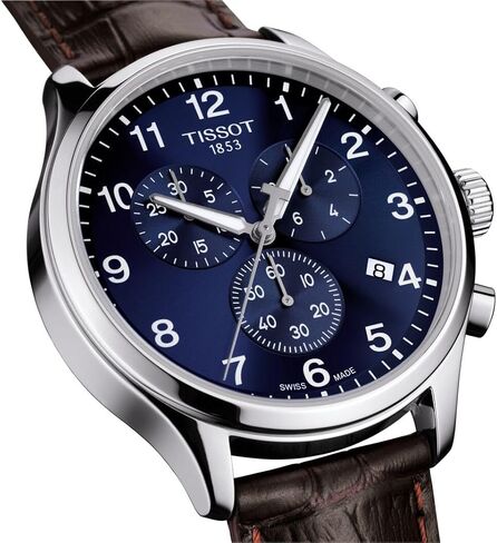 Tissot Mens Chrono XL Stainless Steel Casual Watch Brown in Saudi Arabia
