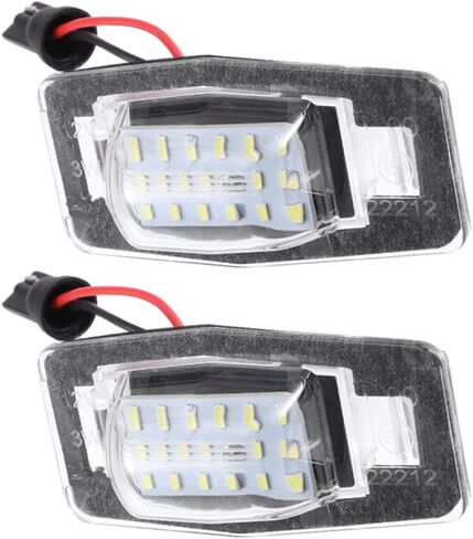 Riloer Xenon White LED لوحة ترخيص خلفية، ضوء لوحة ترخيص LED، استبدال مجموعة Tag Lp، لوحة أرقام Lp، متوافقة مع Mazda Miata MX-5 1999-2005، YL8Z13550AA، NC1051270C، NC1051270A in Kuwait