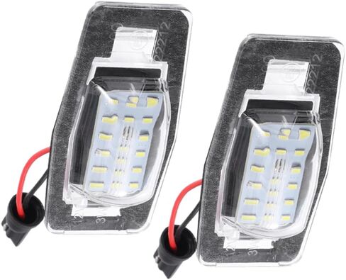 Riloer Xenon White LED لوحة ترخيص خلفية، ضوء لوحة ترخيص LED، استبدال مجموعة Tag Lp، لوحة أرقام Lp، متوافقة مع Mazda Miata MX-5 1999-2005، YL8Z13550AA، NC1051270C، NC1051270A in Kuwait