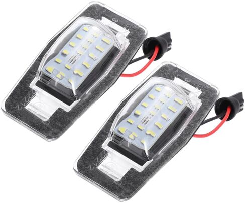 Riloer Xenon White LED لوحة ترخيص خلفية، ضوء لوحة ترخيص LED، استبدال مجموعة Tag Lp، لوحة أرقام Lp، متوافقة مع Mazda Miata MX-5 1999-2005، YL8Z13550AA، NC1051270C، NC1051270A in Kuwait