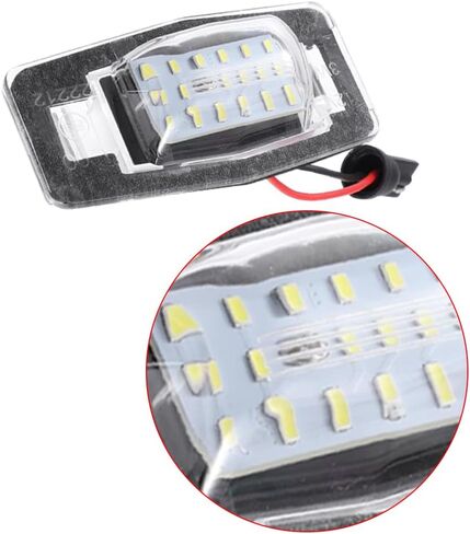 Riloer Xenon White LED لوحة ترخيص خلفية، ضوء لوحة ترخيص LED، استبدال مجموعة Tag Lp، لوحة أرقام Lp، متوافقة مع Mazda Miata MX-5 1999-2005، YL8Z13550AA، NC1051270C، NC1051270A in Kuwait