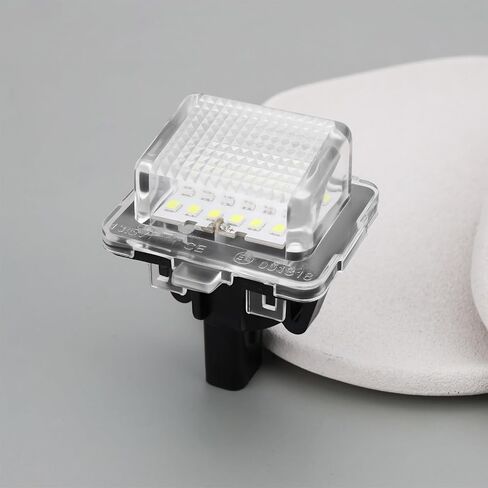 2Pcs 18LED Number Plate Light A0999067000 A2218200856 Compatible with Mercedes W205 C205 CLA C117 C218 W213 C238 in Saudi Arabia