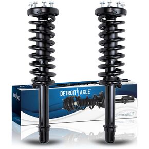 محور ديترويت - 2 دعامات أمامية لسيارة هوندا أكورد 2003-2007 دعامات كاملة مع زنبرك لفائف 2004 2005 2006 استبدال مجموعة الصدمات الجاهزة للتثبيت السريع in Kuwait