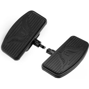 Adjustable Motorcycle Floorboards Foot Peg for Rider & Passenger - Compatible or Harley Davidson Touring, Road Glide, Road King, Street, Sportster 883/1200, Dyna, Softail (Chrome) in Saudi Arabia