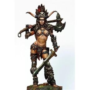 Bhowsa 1/24 Ancient Female Warrior Resin Model Kit Unpainted and Unassembled Resin Model//H8Z6J39 in Saudi Arabia