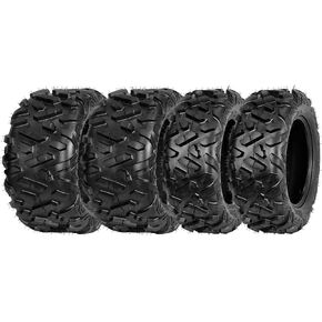 ATV/UTV Tires, Set of 4-26x9-14 Front & 26x11-14 Rear All-Terrain Tires, 6-Ply Tubeless, for Off-Road, Mud, Dirt and Trails in Saudi Arabia