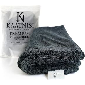 Premium Microfiber Car Drying Towel - 50x80cm - 1200GSM - Dual Sided, Super Absorbent in Saudi Arabia