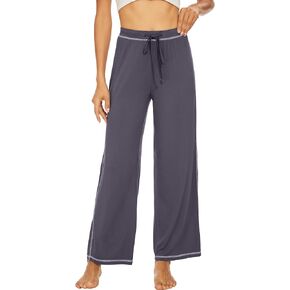 WiWi إمرأة بيجامة السراويل الخيزران فسكوزي النوم بانت عالية الخصر مريح منامة أسفل لينة بالازو Sweatpants S-XXL in Kuwait