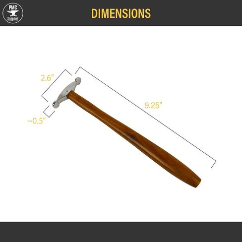 9-1/4" Mini Narrow Raising Hammer Jewelry Making Metal Forming Tool in Saudi Arabia