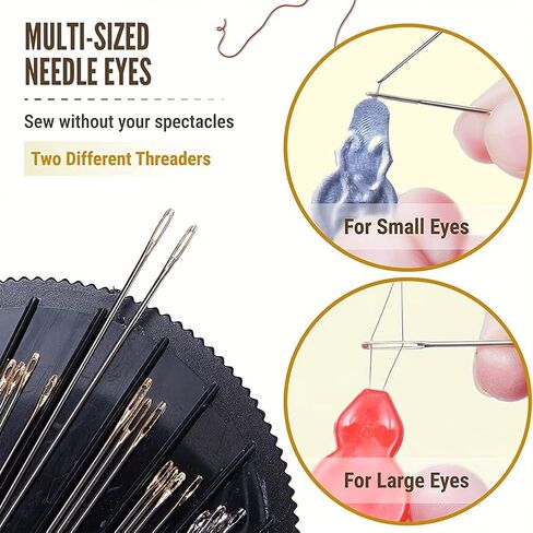 130Pcs Portable Sewing Kit,Needle and Thread Kit for Sewing,Professional Sewings Supplies Accessories in Saudi Arabia
