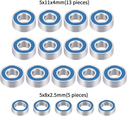 Rc Parts for Tamiya for Hotshot 58391 1/10 Rubber Sealed Ball Bearing Kit RC Car Upgrade Accessories Replacement Parts in Saudi Arabia