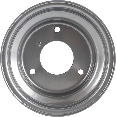 6 inch Wheel Rim 3 Holes Fits ATV Go Kart Mini Bike Lawn Tire 145/70-6 (Black) in Saudi Arabia