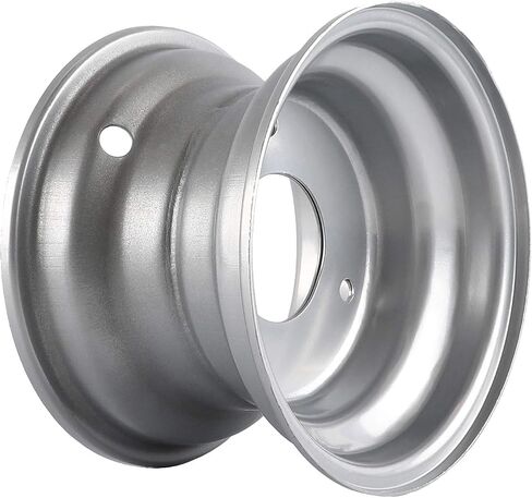 6 inch Wheel Rim 3 Holes Fits ATV Go Kart Mini Bike Lawn Tire 145/70-6 (Black) in Saudi Arabia