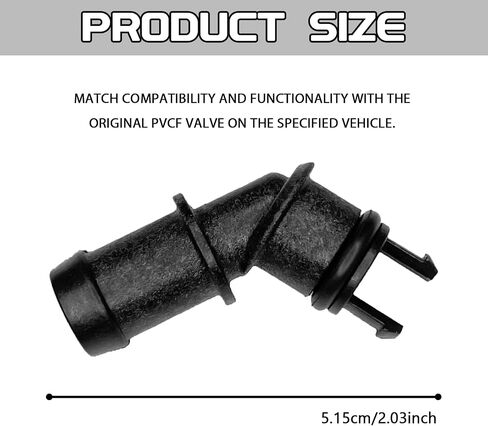 استبدال صمام PCV OEM 12578316، أنبوب صمام تهوية علبة المرافق الإيجابي للسيارات، محول تركيب صمام PCV لسيارة شيفروليه تشيفي وبويك جي إم سي أكاديا ماليبو كاديلاك إكوينوكس كامارو زحل in Kuwait
