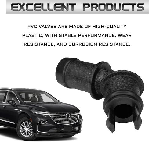 استبدال صمام PCV OEM 12578316، أنبوب صمام تهوية علبة المرافق الإيجابي للسيارات، محول تركيب صمام PCV لسيارة شيفروليه تشيفي وبويك جي إم سي أكاديا ماليبو كاديلاك إكوينوكس كامارو زحل in Kuwait