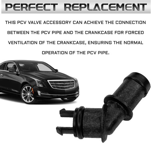 استبدال صمام PCV OEM 12578316، أنبوب صمام تهوية علبة المرافق الإيجابي للسيارات، محول تركيب صمام PCV لسيارة شيفروليه تشيفي وبويك جي إم سي أكاديا ماليبو كاديلاك إكوينوكس كامارو زحل in Kuwait
