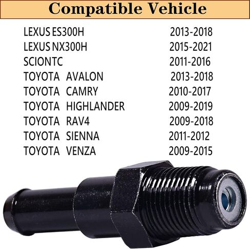 12204-36020 صمام تهوية علبة المرافق الإيجابي لتويوتا كامري 2010 2011 2012 2013 2014 2015 2016 2017، هايلاندر 2010 2011 2012 2013 2014 2015 2016 2017 2018 2019، صمام PCV 2.5 لتر 2.7 لتر. in Kuwait