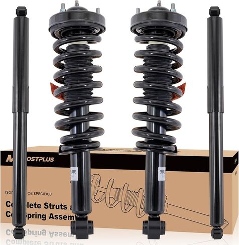 MOSTPLUS Front and Rear Struts Complete Assembly Compatible for 2009-2013 Ford F-150 F150 Struts w/Coil Spring Assembly Shocks Absorber 171141 349108 in Kuwait