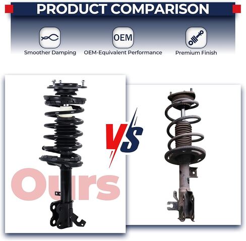 MOSTPLUS Front and Rear Struts Complete Assembly Compatible for 2009-2013 Ford F-150 F150 Struts w/Coil Spring Assembly Shocks Absorber 171141 349108 in Kuwait