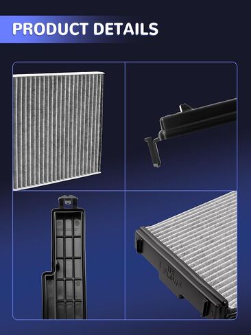 Cabin Air Filter & Filter Access Door Compatible with 2011-2020 Ram 1500 2500 3500 4500 5500 2008-2018 Journey 2010-2016 Compass Patriot Replacs 68318365AA 68406048AA 68052292AA 5058693AA in Saudi Arabia